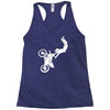 motocross motor bike motorrad cross biker freestyle mx sx baja Racerback Tank