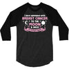 I Love Someone with Breast Cancer to The Moon and Back to Infinity 3/4 Sleeve Shirt