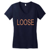 loose Women's V-Neck T-Shirt