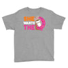 She Wants The D Dunkin Donuts Youth Tee