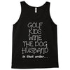 golf wine the dog priorities Tank Top