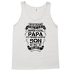 Super Cool Papa Of A Freaking Awesome Son Tank Top
