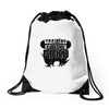 training to beat goku Drawstring Bags