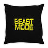 beast mode Throw Pillow