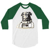 Laika The Space Dog 3/4 Sleeve Shirt