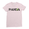 Panda Write T-Shirt Ladies Fitted T-Shirt
