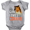 This Girl Loves Her Collie Baby Onesie
