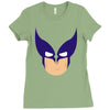wolverine mask Ladies Fitted T-Shirt