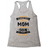 Super Cool Mom Of A Freaking Awesome Son Racerback Tank