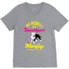 my pitbull is a sweetheart V-Neck Tee