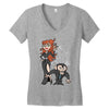 like mother like son Women's V-Neck T-Shirt