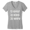 golfing dad uncle Women's V-Neck T-Shirt