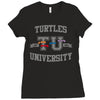 turtles university Ladies Fitted T-Shirt