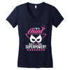 Super Aunt - What's Your Superpower? Women's V-Neck T-Shirt