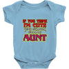 i'm cute see my ount Baby Onesie
