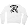 let the sea and get more energy white Crewneck Sweatshirt