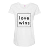 Love Wins Maternity Scoop Neck T-shirt