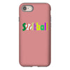 softball neon rhinestud iPhone 8