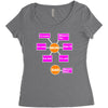 daftar Women's Triblend Scoop T-shirt