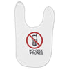 no cell phones Baby Bibs