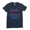 don't be jealous just because i'm a super cute november girl Ladies Fitted T-Shirt