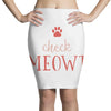 CHECK MEOWT CAT Pencil Skirts