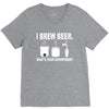 i brew beer what's your superpower V-Neck Tee