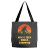 Hide and Seek World Champion Tote Bags