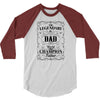 The Legendary Dad World Champion Father 3/4 Sleeve Shirt