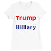 this was a trump shirt but hillary deleted it Ladies Fitted T-Shirt