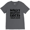 worlds greatest father i mean.. V-Neck Tee