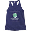 natural 1   orc Racerback Tank