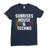Sunrises House &amp; Techno Ladies Fitted T-Shirt