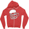 cool drink beer t shirt Zipper Hoodie