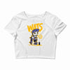 wat skateboard Crop Top