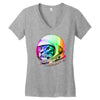 astronaut space cat new Women's V-Neck T-Shirt