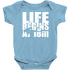 ow life begins at 18 meters Baby Onesie
