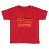 bacon makes everything better Toddler T-shirt