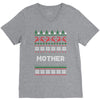 ugly christmas mother V-Neck Tee