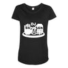dj scratch men's Maternity Scoop Neck T-shirt