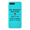 breakfast workout routine girls muscle top iPhone 7 Plus Case