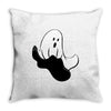 flying ghost Throw Pillow