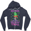 birthday troll brother Zipper Hoodie