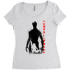 crazy rocket guardians japan poster shape cosmos space fighters Women's Triblend Scoop T-shirt