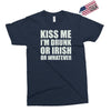 kiss me i'm drunk or irish Exclusive T-shirt