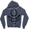 monster face (2) Zipper Hoodie