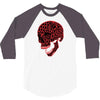 geometric skull 3/4 Sleeve Shirt