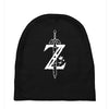the legend of zelda - breath of the wild white logo Baby Beanies