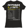 October Girl Facts Scorpio Ladies Fitted T-Shirt