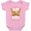 All Men Are Created Equal But Only The Best Are Born In Marc Baby Bodysuit